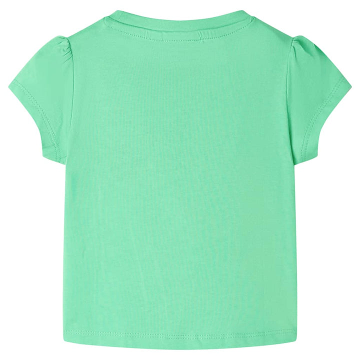 Kindershirt 104 lichtgroen