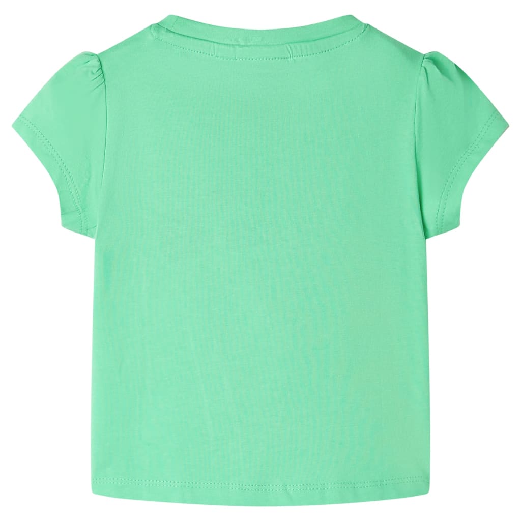 Kindershirt 140 lichtgroen