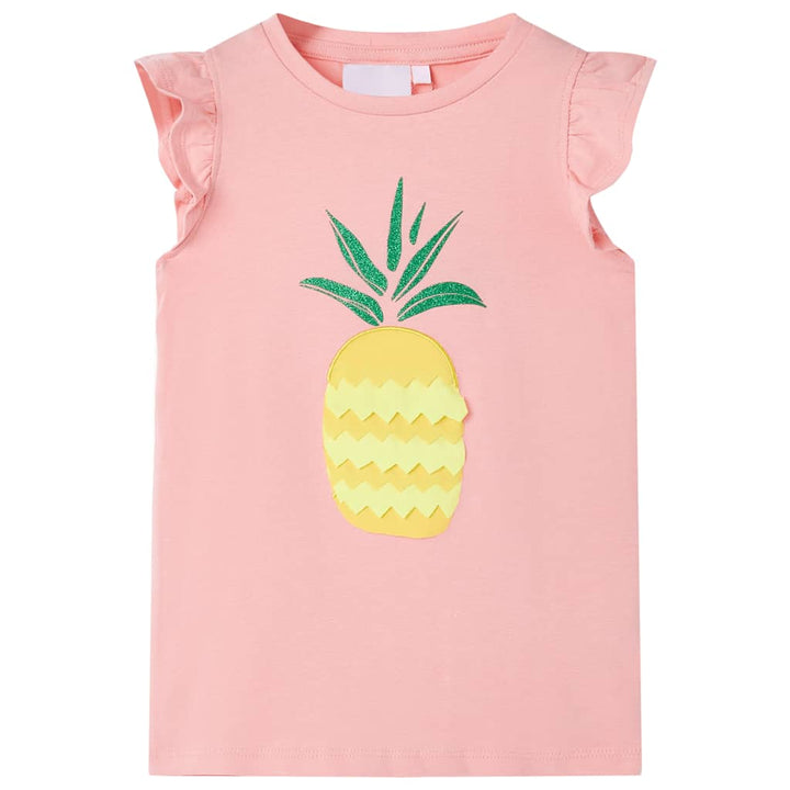 Kindershirt 116 roze