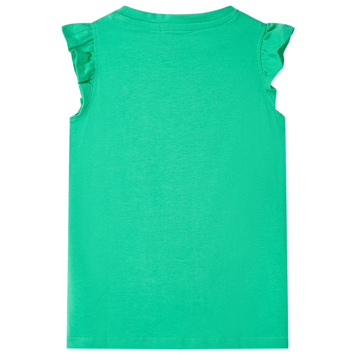 Kindershirt 92 groen