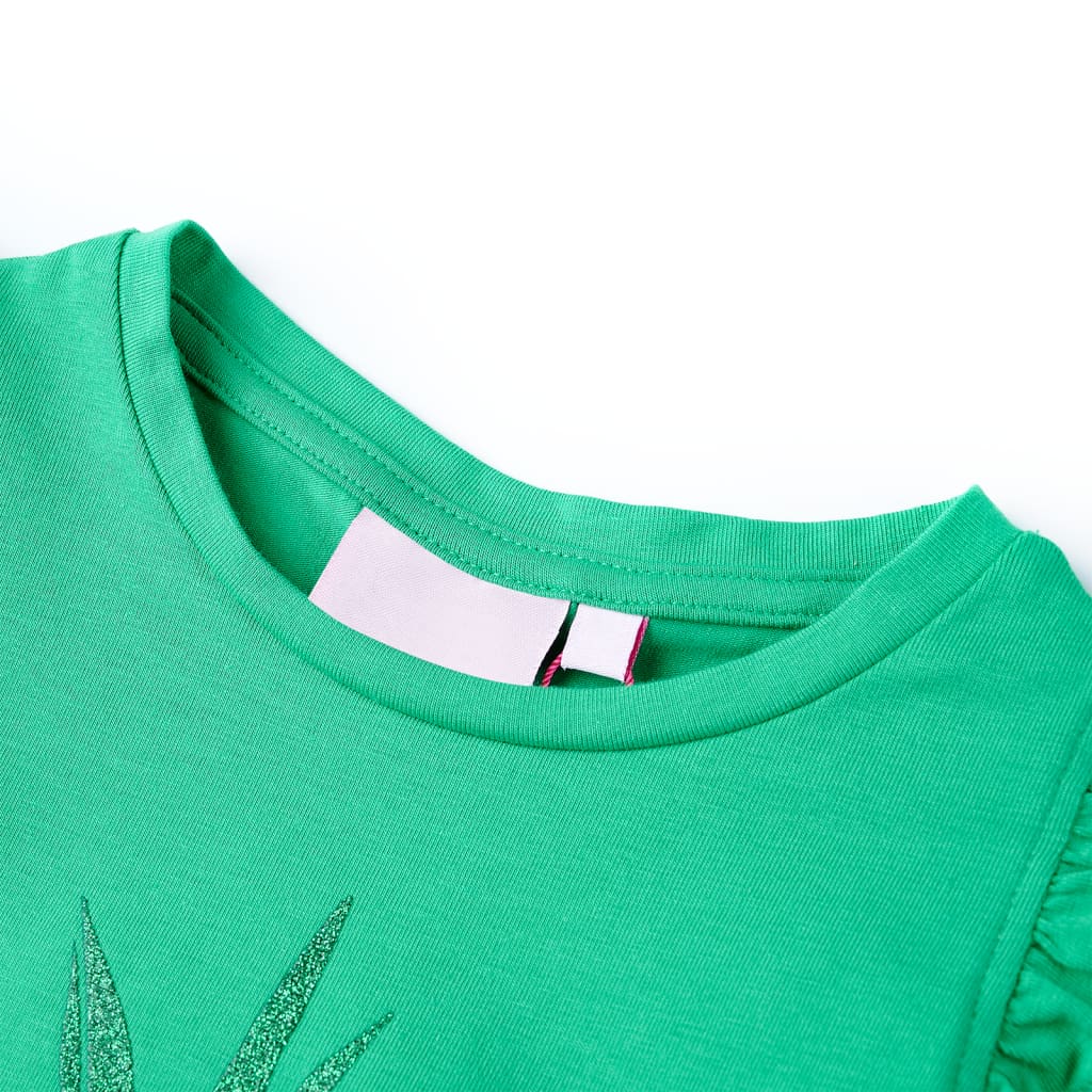 Kindershirt 92 groen