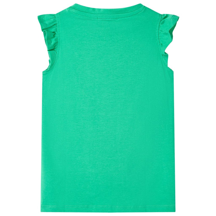 Kindershirt 140 groen