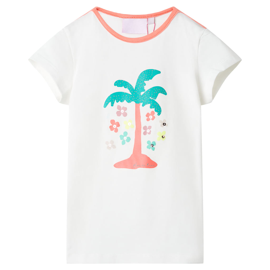 Kindershirt 128 ecru