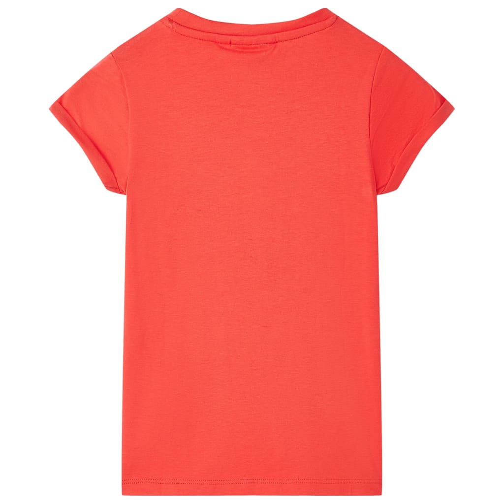 Kindershirt 104 rood