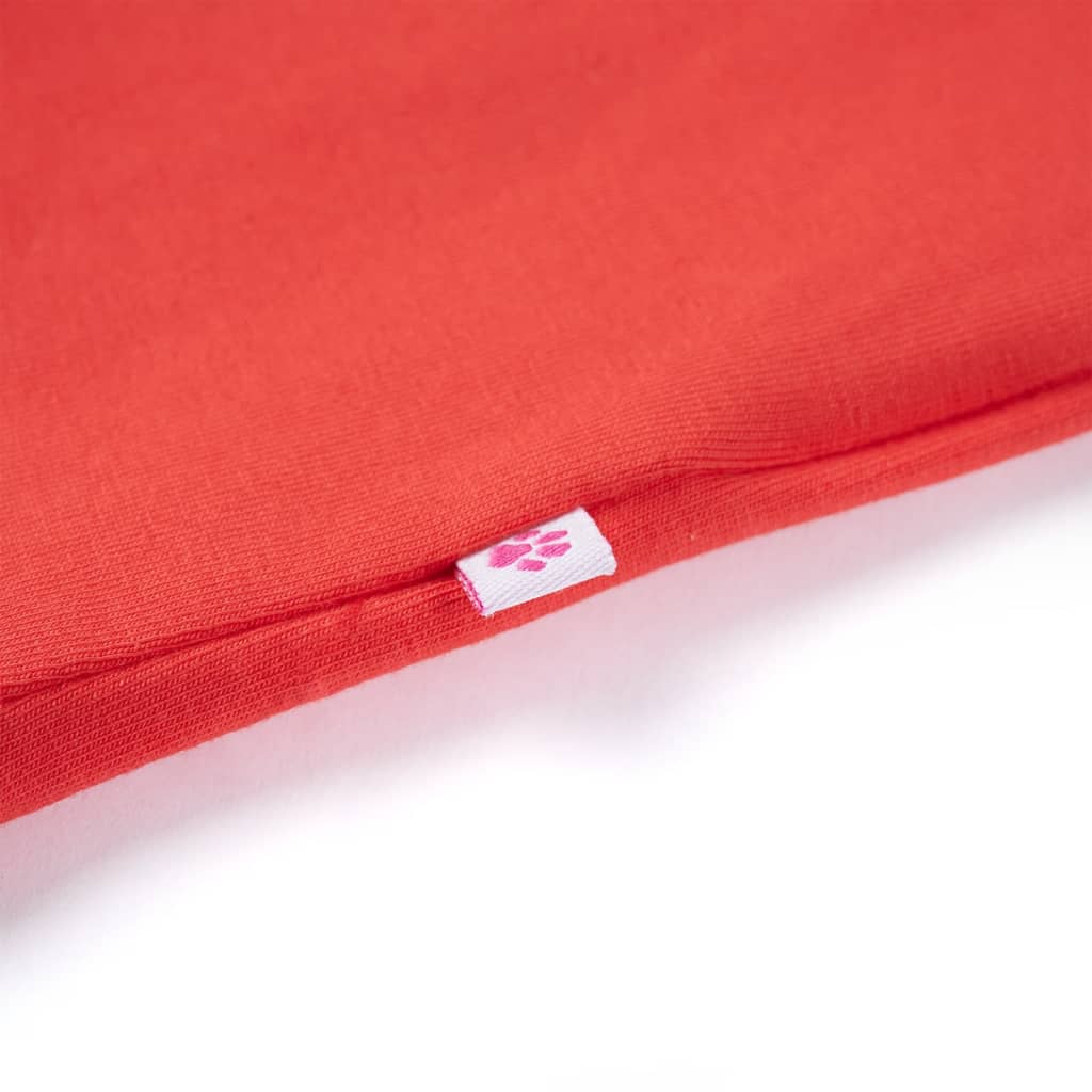 Kindershirt 104 rood