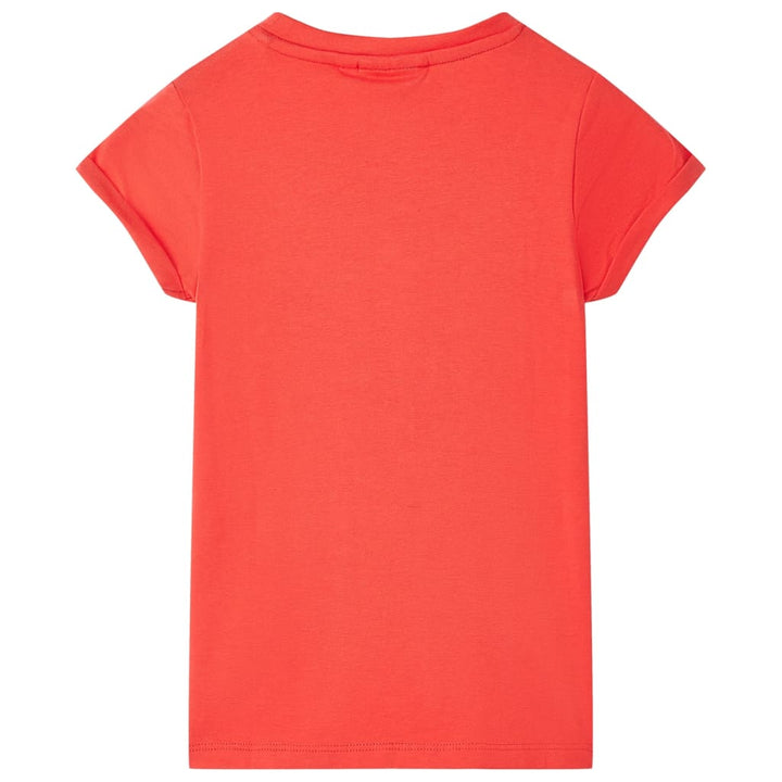 Kindershirt 128 rood