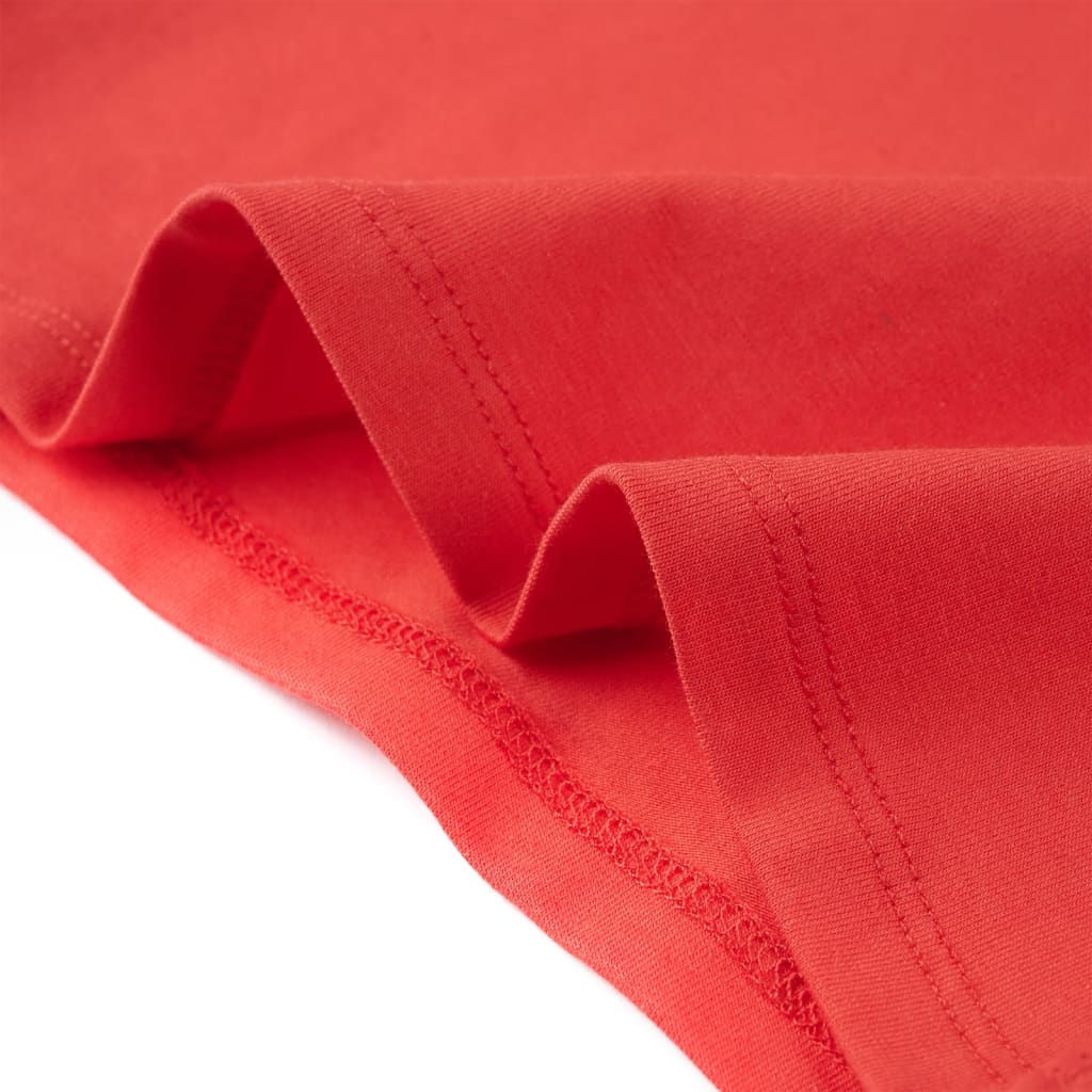 Kindershirt 128 rood