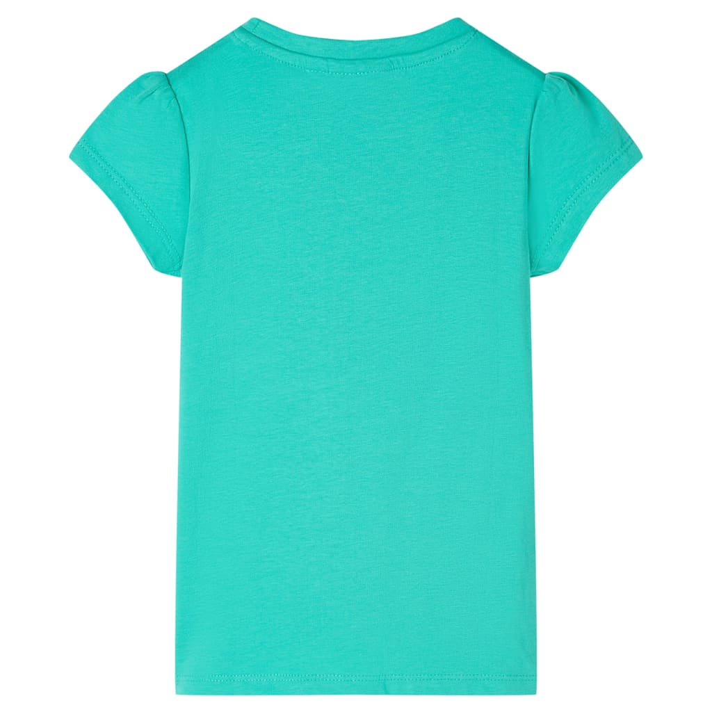 Kindershirt 104 mintkleurig