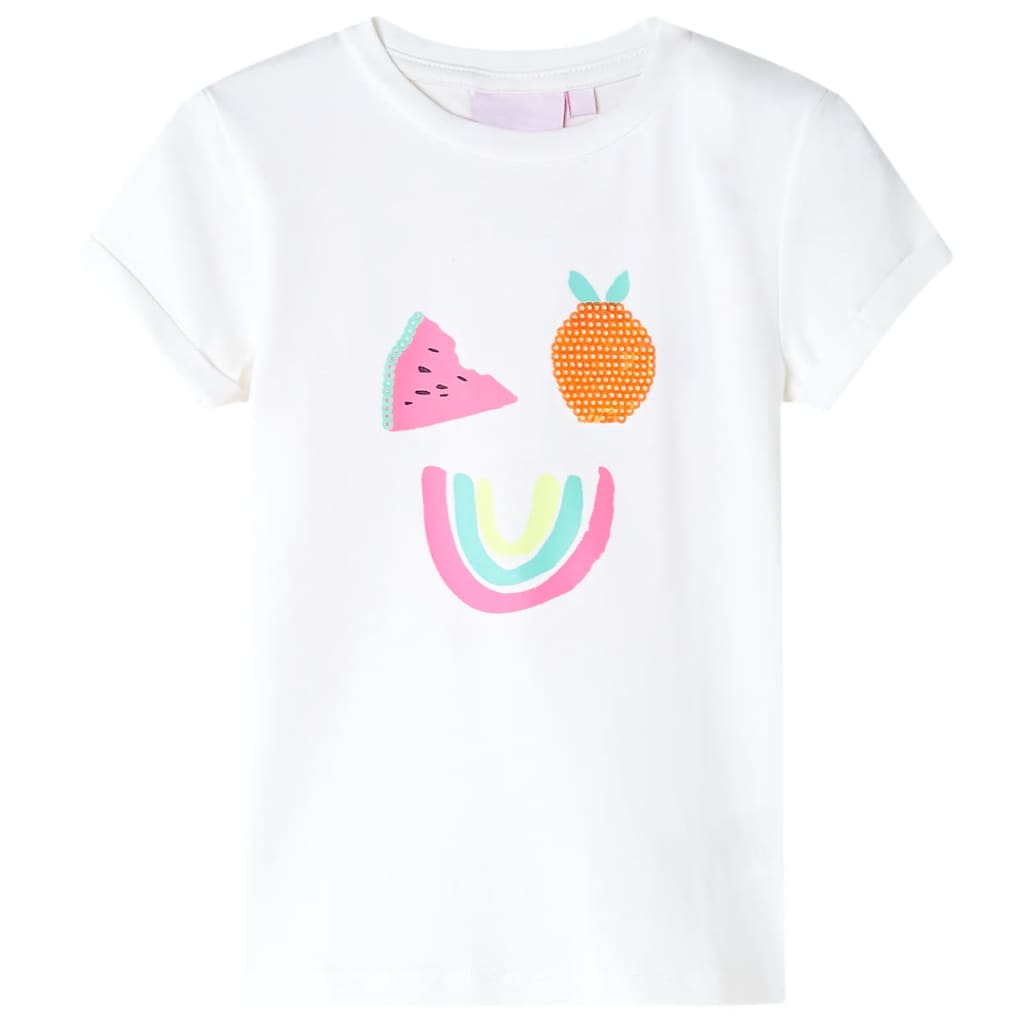 Kindershirt 116 ecru