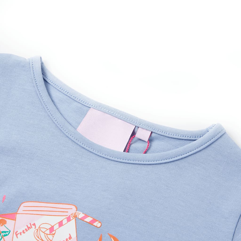 Kindershirt 92 blauw