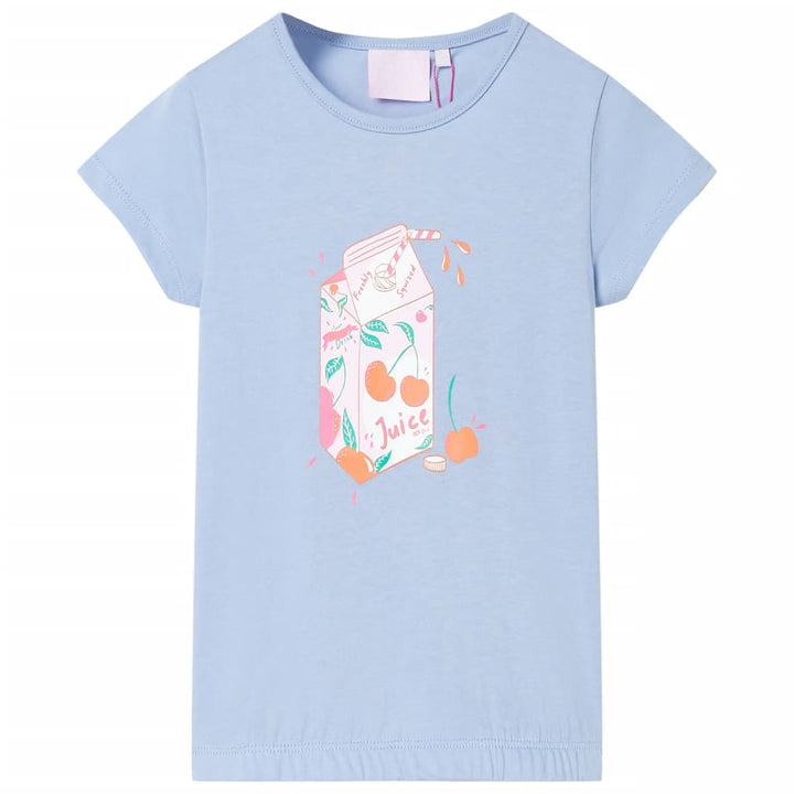 Kindershirt 116 blauw