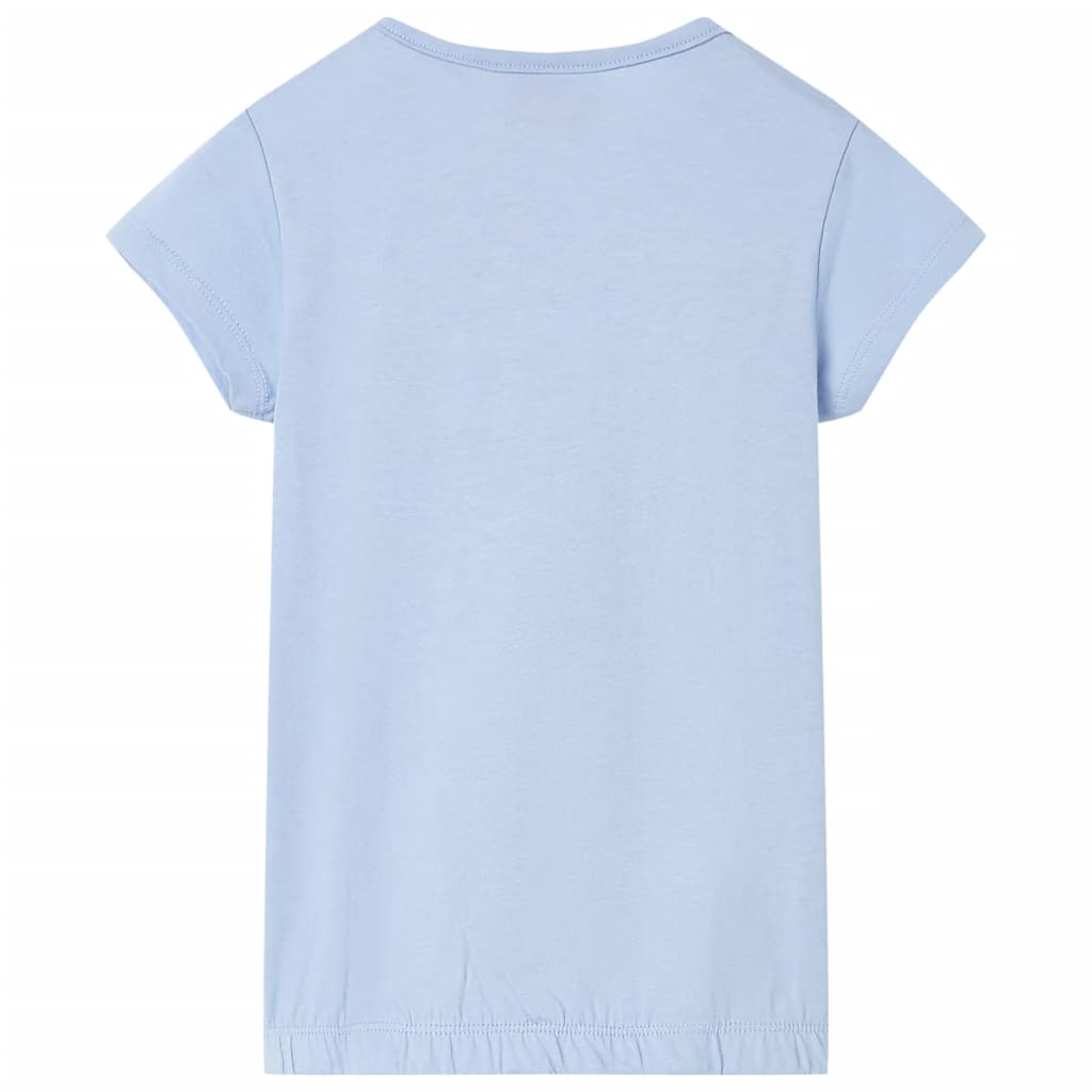 Kindershirt 116 blauw