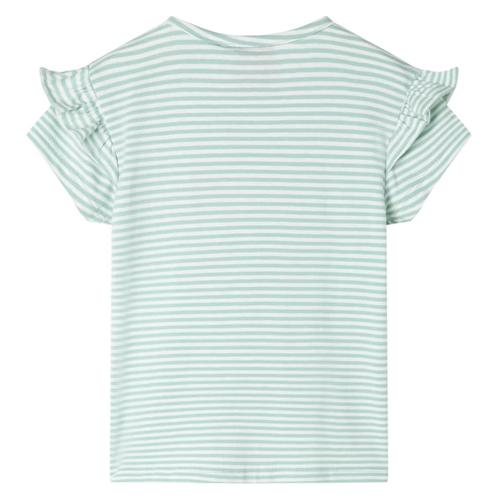 Kindershirt 92 mintkleurig