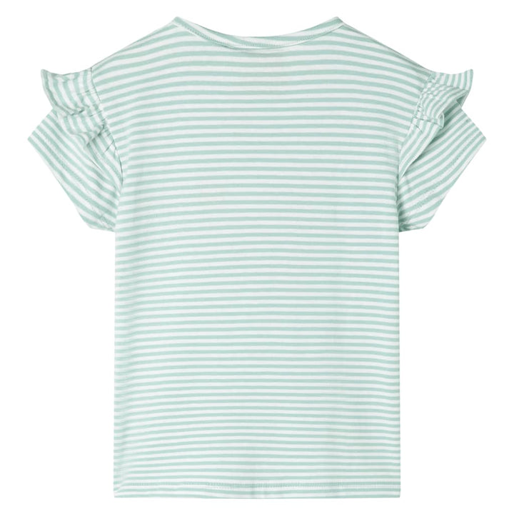 Kindershirt 104 mintkleurig