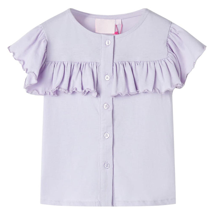 Kindershirt 104 lila