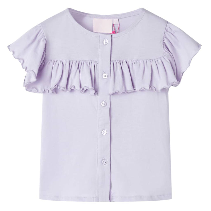 Kindershirt 140 lila