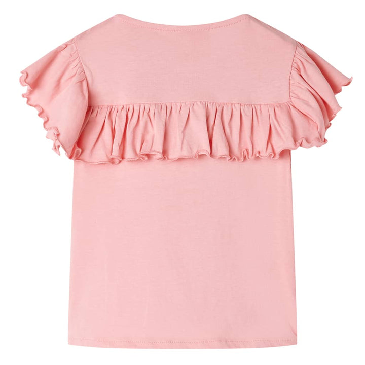 Kindershirt 116 middelroze