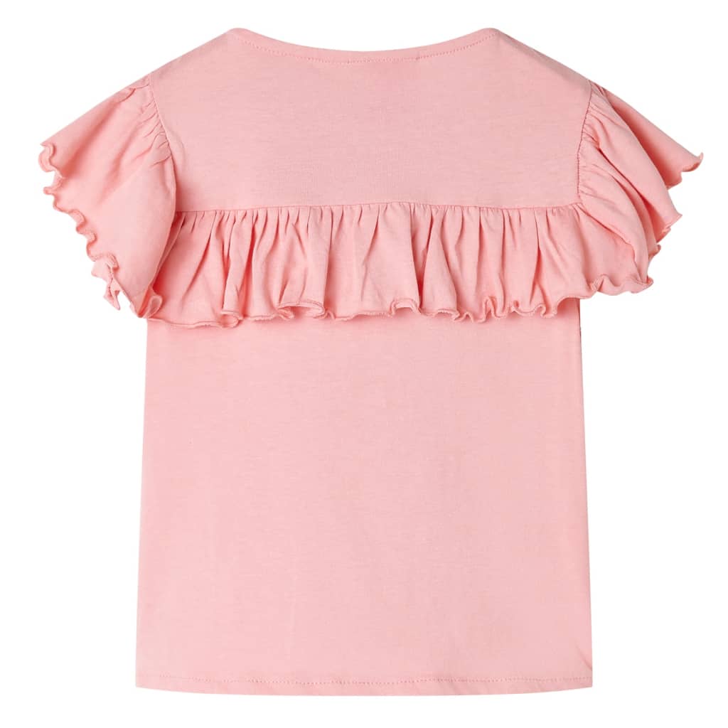 Kindershirt 140 middelroze