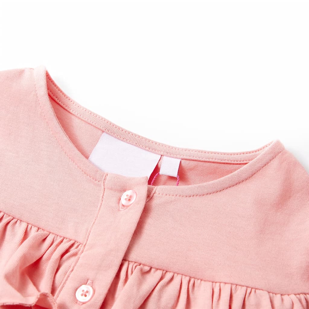 Kindershirt 140 middelroze