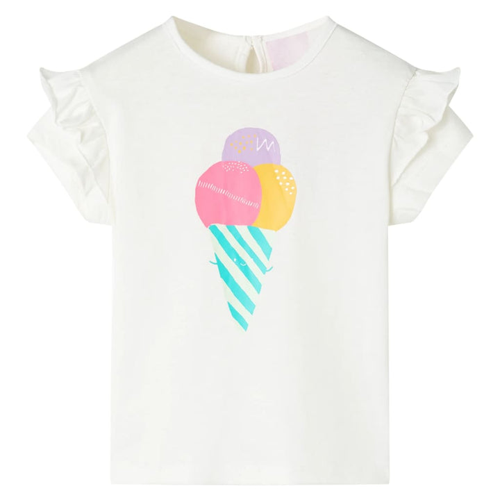 Kindershirt 104 ecru