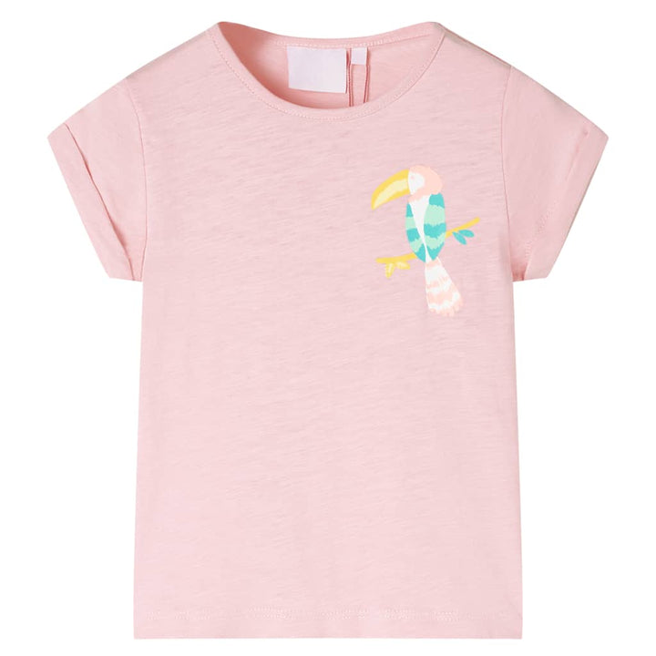 Kindershirt 104 lichtroze