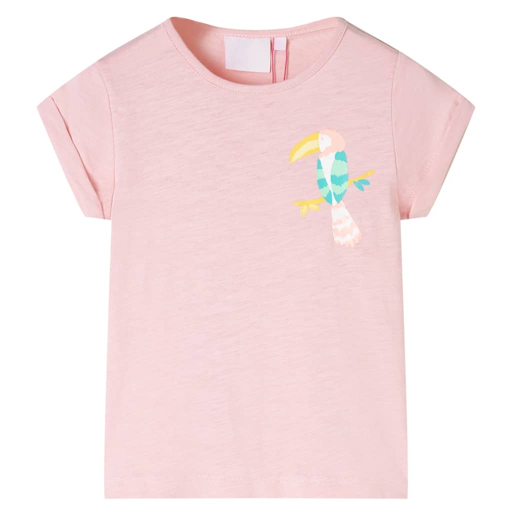 Kindershirt 140 lichtroze