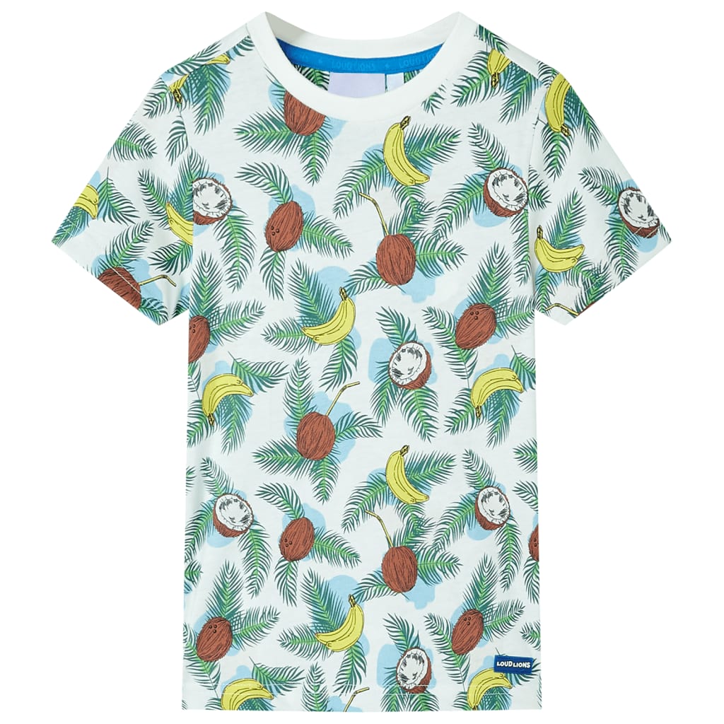 Kindershirt met korte mouwen 92 meerkleurig