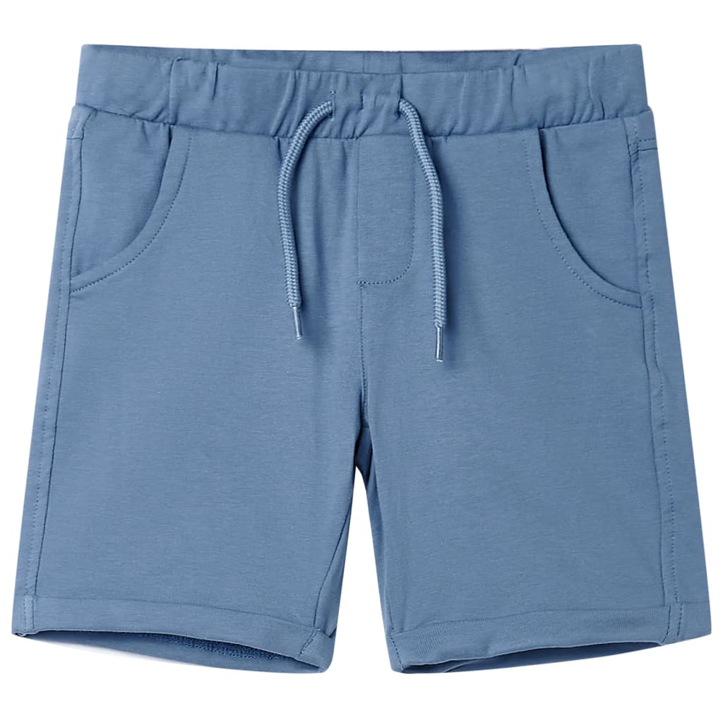 Kindershorts met trekkoord 92 donkerblauw