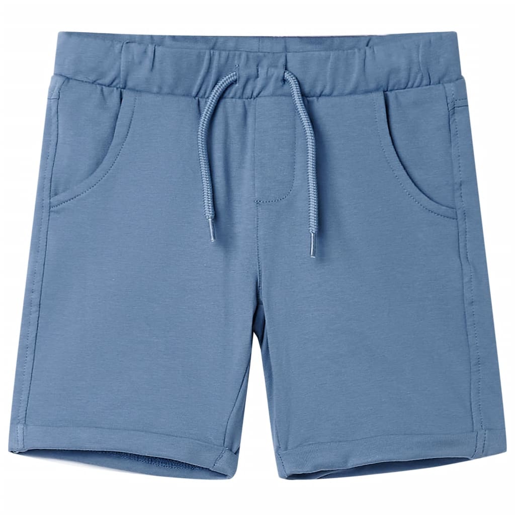 Kindershorts met trekkoord 116 donkerblauw