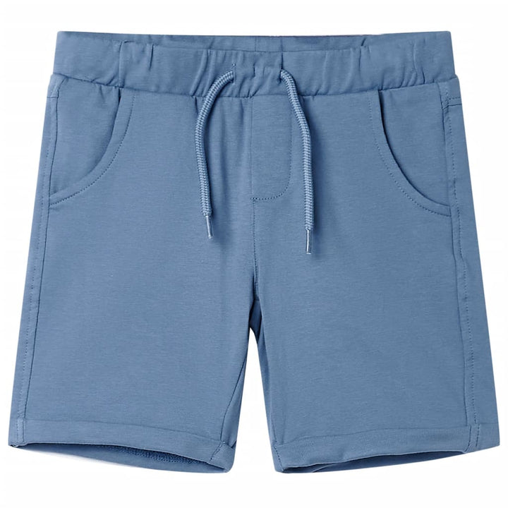 Kindershorts met trekkoord 140 donkerblauw