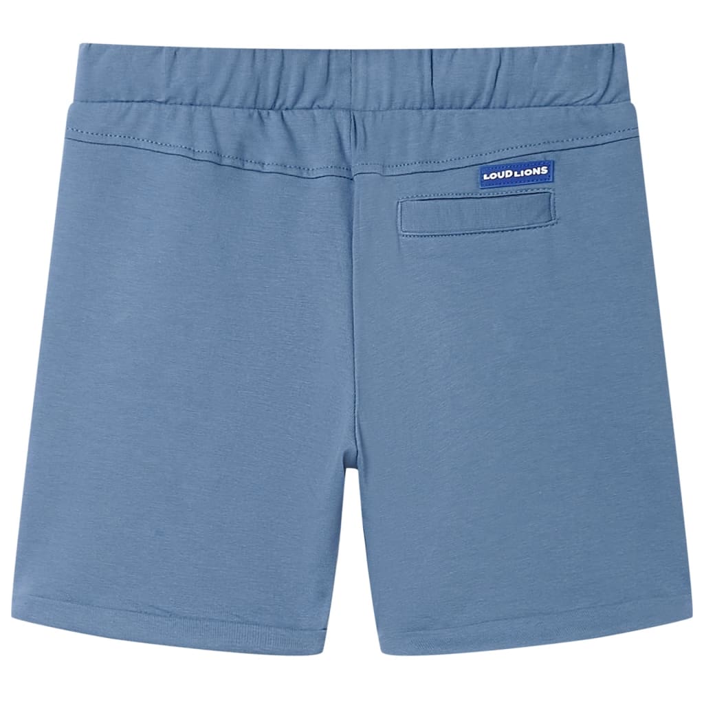 Kindershorts met trekkoord 140 donkerblauw