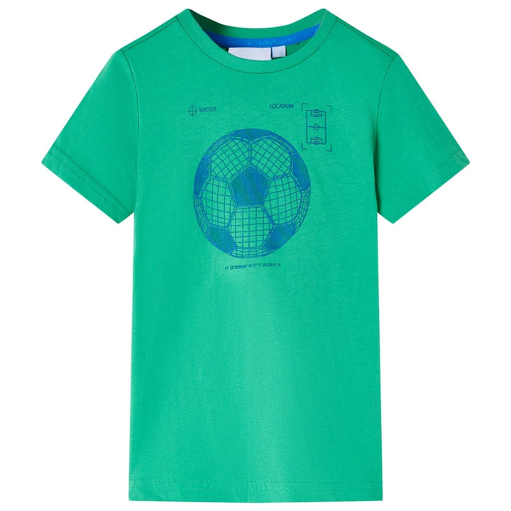 Kindershirt 92 groen