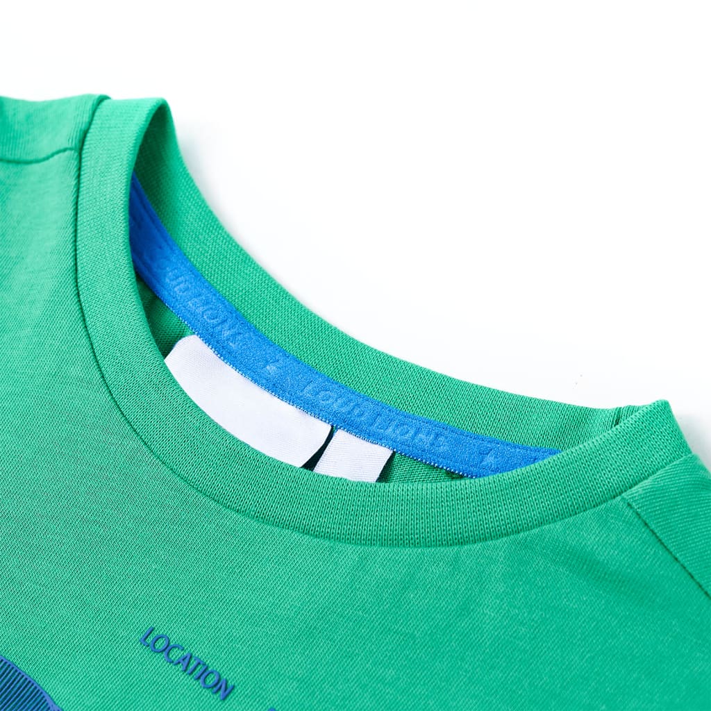 Kindershirt 92 groen