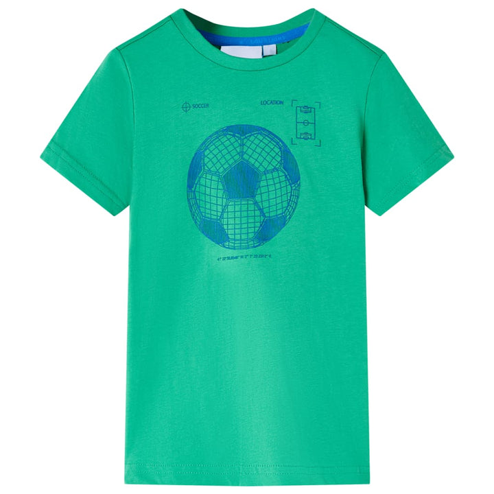 Kindershirt 104 groen