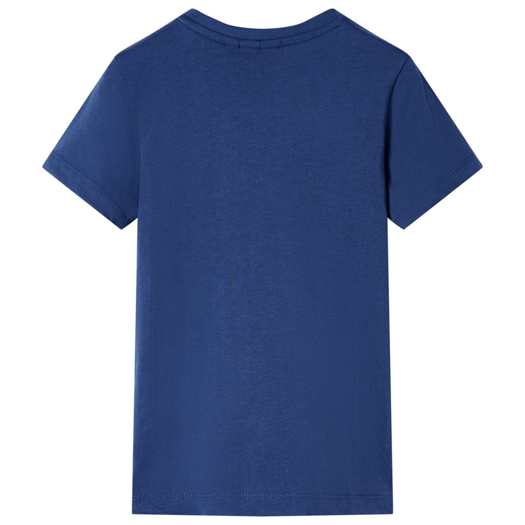 Kindershirt 104 donkerblauw