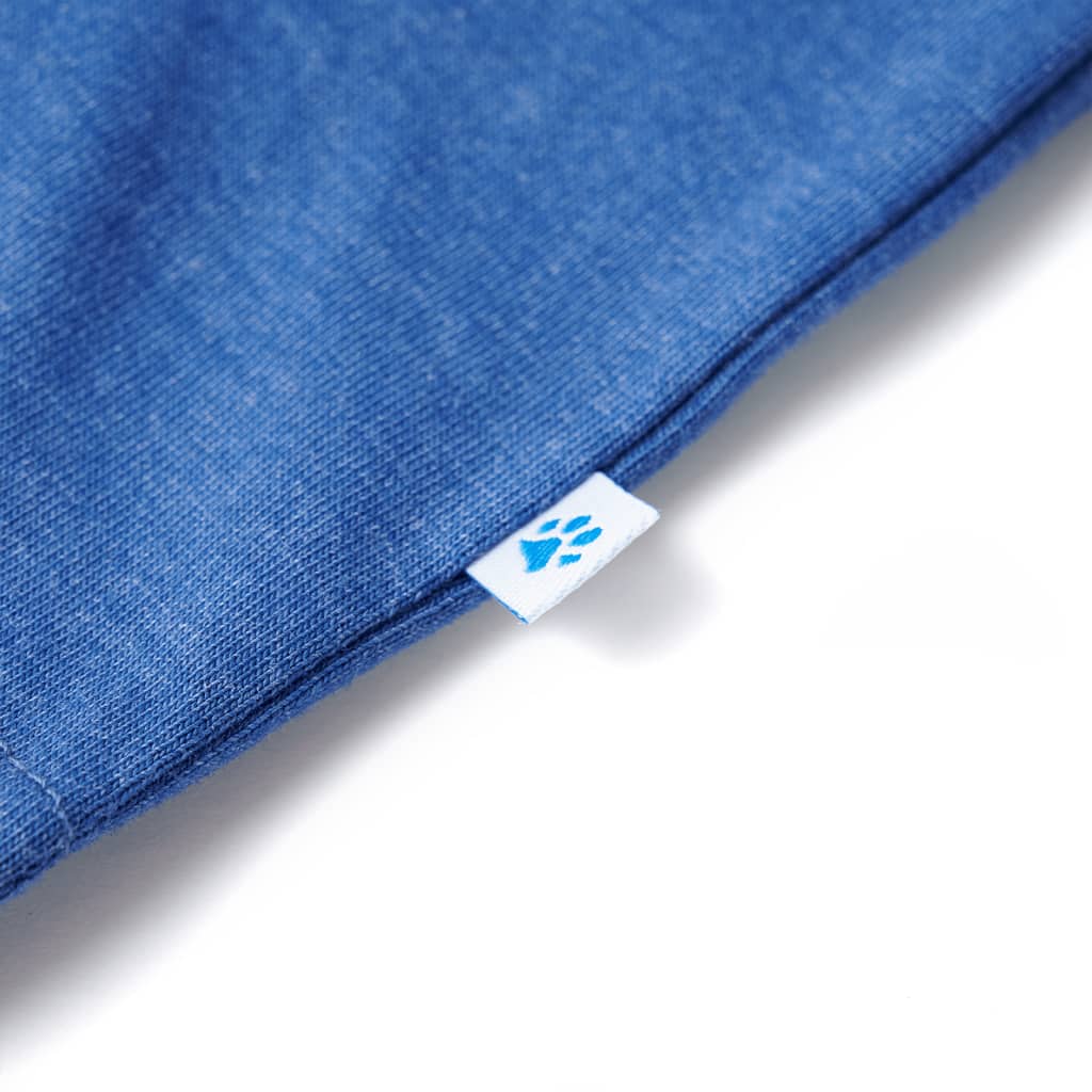 Kindertopje 128 gemøªleerd blauw