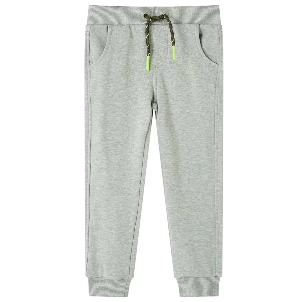 Kinderjoggingbroek 92 lichtkaki