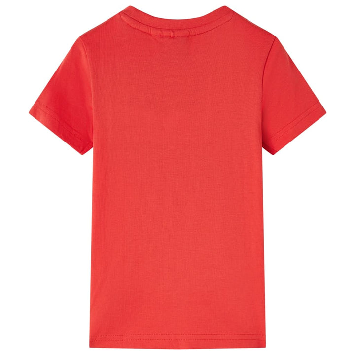 Kindershirt 104 rood