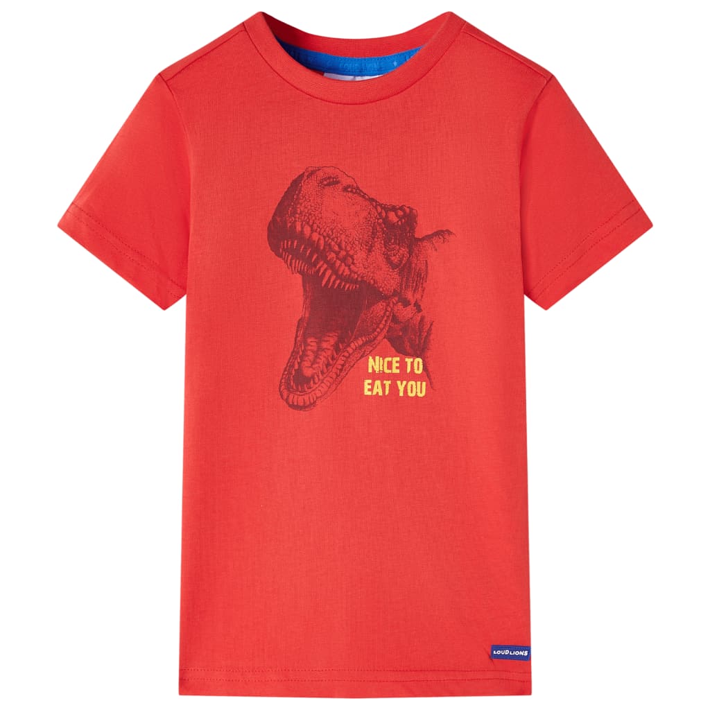 Kindershirt 140 rood