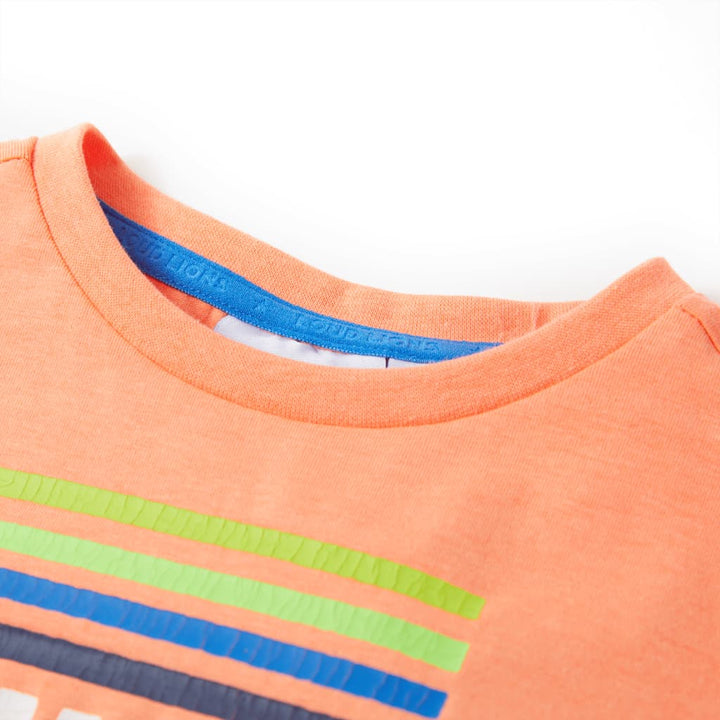 Kindershirt 104 neonoranje