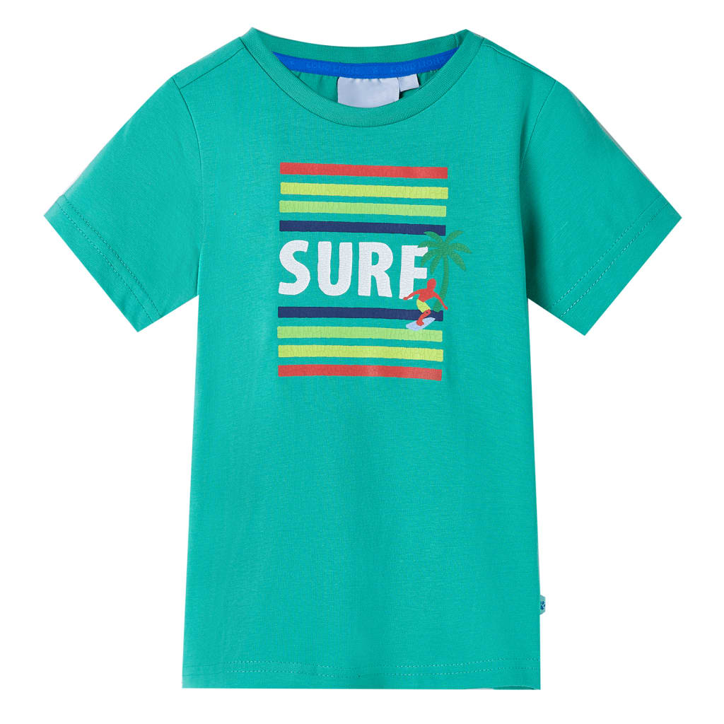 Kindershirt 92 groen