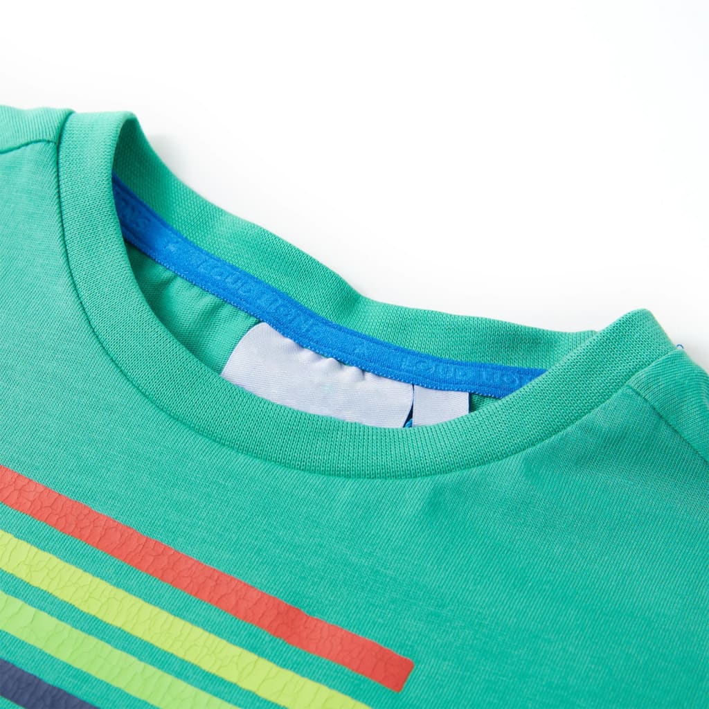 Kindershirt 116 groen