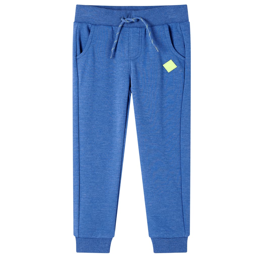 Kinderjoggingbroek 92 gemøªleerd blauw