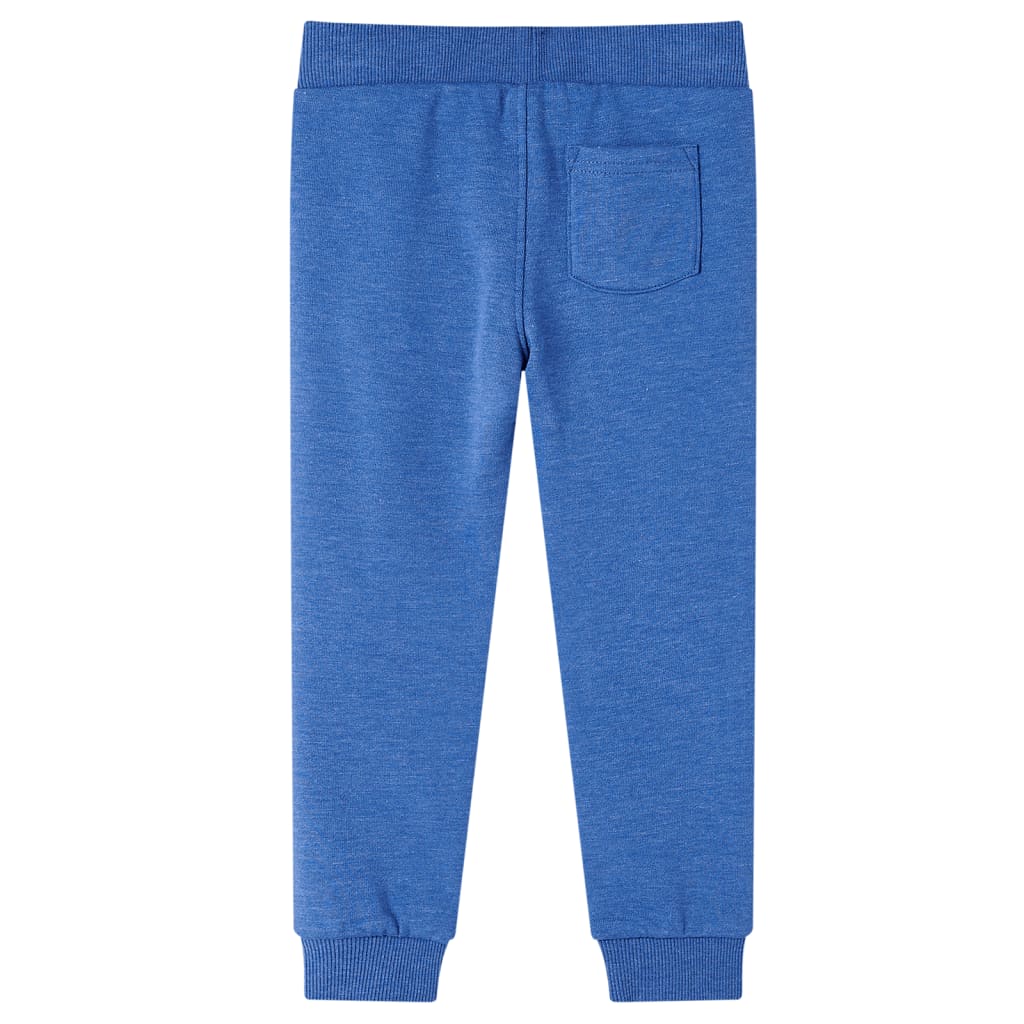 Kinderjoggingbroek 92 gemøªleerd blauw