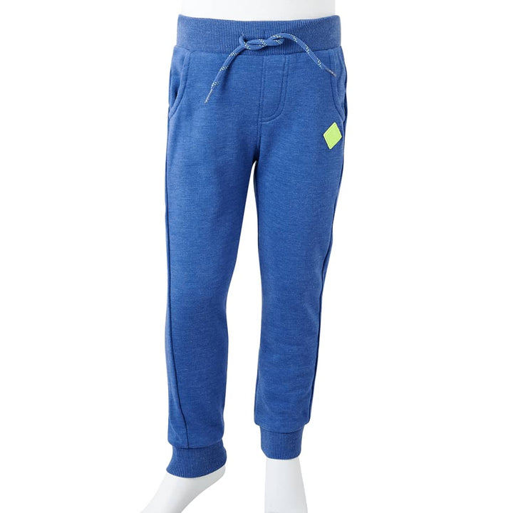 Kinderjoggingbroek 92 gemøªleerd blauw