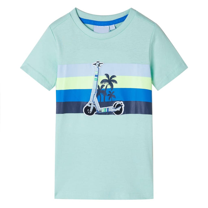 Kindershirt 92 lichtmint