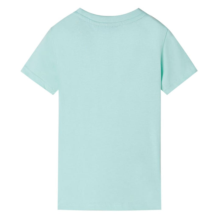 Kindershirt 104 lichtmintkleurig