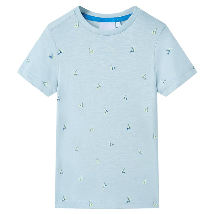 Kindershirt 104 lichtblauw