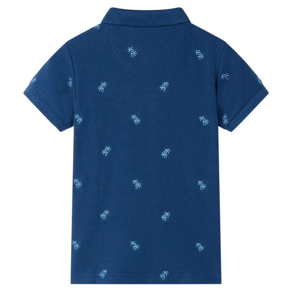 Kinderpoloshirt 104 donkerblauw