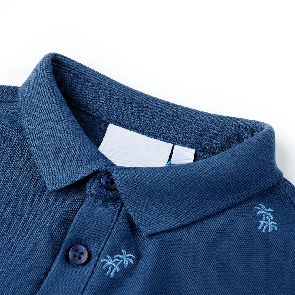 Kinderpoloshirt 104 donkerblauw